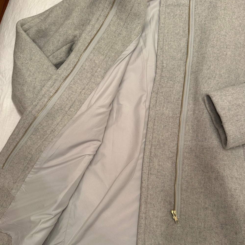 J Crew Cocoon Coat Grey - Picture 8 of 12
